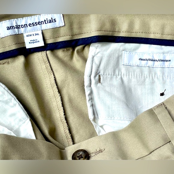 Amazon Essentials Khaki Pants🩳 - Picture 4 of 9